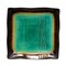 Homeroots Green and Black Sixteen Piece Square Abstract Ceramic Service For Four Dinnerware Set 534531 - alternate 5