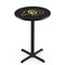 Holland Bar Stool Co 42" Blk Wrinkle Colorado Pub Table, 36" dia. Top L211B4236ColoUn - alternate 1