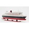 Homeroots 13" Black and Red RMS Queen Mary II Large Boat Hand Painted Decorative Boat 401889 - alternate 5