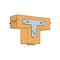 Simpson Strong-Tie T-Strap Tie, 12 in L, 2 in W, Galvanized Steel, Fastening Method: Nail Zinc 1212T - alternate 4