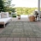 Homeroots 8' X 10' Taupe Brown And Beige Patchwork Washable Indoor Outdoor Area Rug 581626 - alternate 5