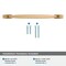 Amerock Highland Ridge 8-13/16 inch 224mm Center-to-Center Champagne Bronze Cabinet Pull BP55328CZ - alternate 3