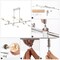 Jonathan Y Ikon 63" 8-Light Modern Vintage Arm-Adjustable Iron Linear LED Pendant, Chrome JYL7599A - alternate 7