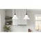 Z-Lite Fleur Matte Black 1 Light Pendant 1958P12-MB - alternate 5