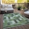 Homeroots 8' X 10' Olive Green And Fern Green Southwestern Washable Indoor Outdoor Area Rug 587347 - alternate 5