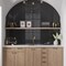 Apollo Tile Black 11.9 in x 11.9 in Glass Glossy Floor and Wall Mosaic Tile 4.92 sqft/case, 5PK APLBR88091A - alternate 12