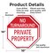 Signmission No Turnaround Private Property, 10 inch X 10 inch, Aluminum Metal Signs, 2PK OC-A-2PACK-10-132 - alternate 4