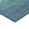 Homeroots 8' X 10' Turquoise Striped Washable Indoor Outdoor Area Rug 608154 - alternate 5