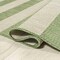 Jonathan Y Negril Two-Tone Wide Stripe Green/Cream 2 ft. x 8 ft. Indoor/Outdoor Runner Rug SMB203D-28 - alternate 7