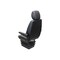 Uni Pro 151 Mechanical Suspension Seat With Headrest Black Vinyl 8437 - alternate 8