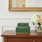 Homeroots Set of Two Green And Gold Striped Square Nesting Storage Boxes With Lids, 2PK 712927 - alternate 7