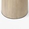 Homeroots 48" White And Natural Rounded Marble Pedestal Base Dining Table 397607 - alternate 5