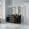 James Martin Vanities Brookfield 60 in. Double Vanity, Black Onyx w/3 CM Charcoal Soapstone Silestone Top 547-V60D-BKO-3CSP - alternate 3