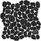 Daltile Pebble Oasis Natural Stone Flat Pebble Mosaic 12in x 12in in Tumbled Stark, 11PK PB23FLTPEBMSTM - alternate 4
