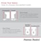 American Standard Cadet 3 10'' Rough-In Wht Chair Height Elongated Bowl 1.28 GPF Toilet 3378AB128ST.020 - alternate 6