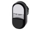 Siemens Illuminated twin pushbutton, 22 mm, round, plastic, white, black 3SU1001-3BB61-0AA0-ZY15 - alternate 1