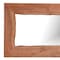 Homeroots 24" Brown Solid Wood Freestanding and Wall Mount Accent Mirror 635806 - alternate 6