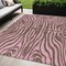 Homeroots 5' X 8' Brown And Pink Animal Print Washable Indoor Outdoor Area Rug 600667 - alternate 1