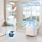 Edendirect 9,500 BTU Portable Air Conditioner Cools 700 Sq. Ft. with Heater, Dehumidifier and Wi-Fi in White ED-OX-14KHW - alternate 4