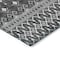 Homeroots 9' X 12' Gray Silver And Charcoal Tribal Washable Indoor Outdoor Area Rug 582570 - alternate 7