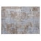 Homeroots 2' X 3' Mocha and Blue Abstract Washable Non Skid Indoor Outdoor Area Rug 564242 - alternate 6