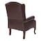 Office Star Products TEX Collection Traditional Queen Anne Style Chair, Royal Cherry TEX234-JT4 - alternate 3