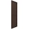 Ekena Millwork True Fit PVC Farmhouse/Flat Panel Combination Fixed Mount Shutters, Raisin Brown, 12W x 80H, PR TFP101FC12X080TB - alternate 7