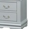 Homeroots 24" Platinum Two Drawers Nightstand 347103 - alternate 3