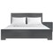 Homeroots Two Piece Charcoal Solid and Manufactured Wood Bedroom Set 569376 - alternate 4