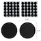 Grizzly Supply Adhesive Hook and Loop Dot, 0.75 in L, 0.75 in W, Hook and Loop Connection, Black, 25PK GS-HLAD3/4-0 - alternate 12