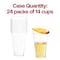 Smarty Had A Party 10 oz. Clear Square Plastic Cups (336 Cups), 336PK 6955-CASE - alternate 6