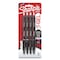 Sharpie S-Gel High-Performance Gel Pen, Retractable, Fine 0.5 mm, Assorted Ink Colors, Black Barrel, 4PK 2116199 - alternate 1