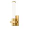 Z-Lite Idris 1 Light Wall Sconce, Modern Gold/Opal White, 5 In W 1019-1S-MGLD-LED - alternate 1