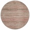 Homeroots 8' Brown And Copper Round Abstract Washable Indoor Outdoor Area Rug 618282 - alternate 5