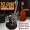 Pyle Beginner Acoustic Guitar Kit, 1/2 Junior Size All Wood Instrument with Full Accessory Kit, Picks PGACLS40BKMT - alternate 3