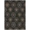 Homeroots 8' X 10' Black Gray And Brown Medallion Washable Indoor Outdoor Area Rug 587695 - alternate 5