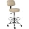 Boss Caressoft Medical/Drafting Stool W/ Back Cushion B16245-BG - alternate 1
