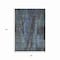 Homeroots 8' X 10' Blue And Gray Abstract Washable Indoor Outdoor Area Rug 616139 - alternate 6