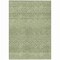 Homeroots 5' X 8' Green And Ivory Chevron Washable Indoor Outdoor Area Rug 612251 - alternate 6