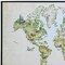 Homeroots Animal World Map Black Floater Frame Print Wall Art 573462 - alternate 1