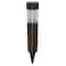 Boston Harbor Solar Bollard Light, NIMh Battery, AA Battery, 2Lamp, Metal and Glass Fixture, Bronze 26090 - alternate 1