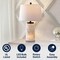 Jonathan Y Eliza 25.5" Contemporary Modern Alabaster Column LED Table Lamp with Nightlight Base, White/Black JYL6203B - alternate 6