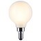 Satco 4.5W LED G16.5, 3000K-2000K Warm Dimming, Candelabra Base, White S12162 - alternate 4