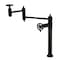 Kingston Brass Deck Mount Pot Filler Faucet, Matte Black KS3700RX - alternate 1