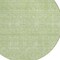 Homeroots 8' Artichoke Green Mint Green And Ivory Round Floral Washable Indoor Outdoor Area Rug 582316 - alternate 6