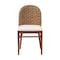 Baxton Studio bali & pari Denver Modern Bohemian Walnut Brown Finished Acacia Wood and Seagrass Dining Chair 239-13364-ZORO - alternate 8