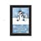 Homeroots Trendy Snowman 3 Black Framed Print Wall Art 406285 - alternate 3