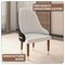 Leisuremod Elara Collection Wooden Dining Chair in Black/White EC59BLFW - alternate 6