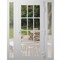 Vdomdoors Front Exterior Prehung Metal-Plastic Door Clear Glass / MANUX 8355 White Silk / Office Commercial a MANUX8355EXD-WS-W12+36+12xH80-LH-I - alternate 1