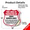 Signmission Video Surveillance Shield Sign This Area, 18 inch X 18 inch, Vinyl Decal, 2PK SHI-D-2PACK-18-473 - alternate 3